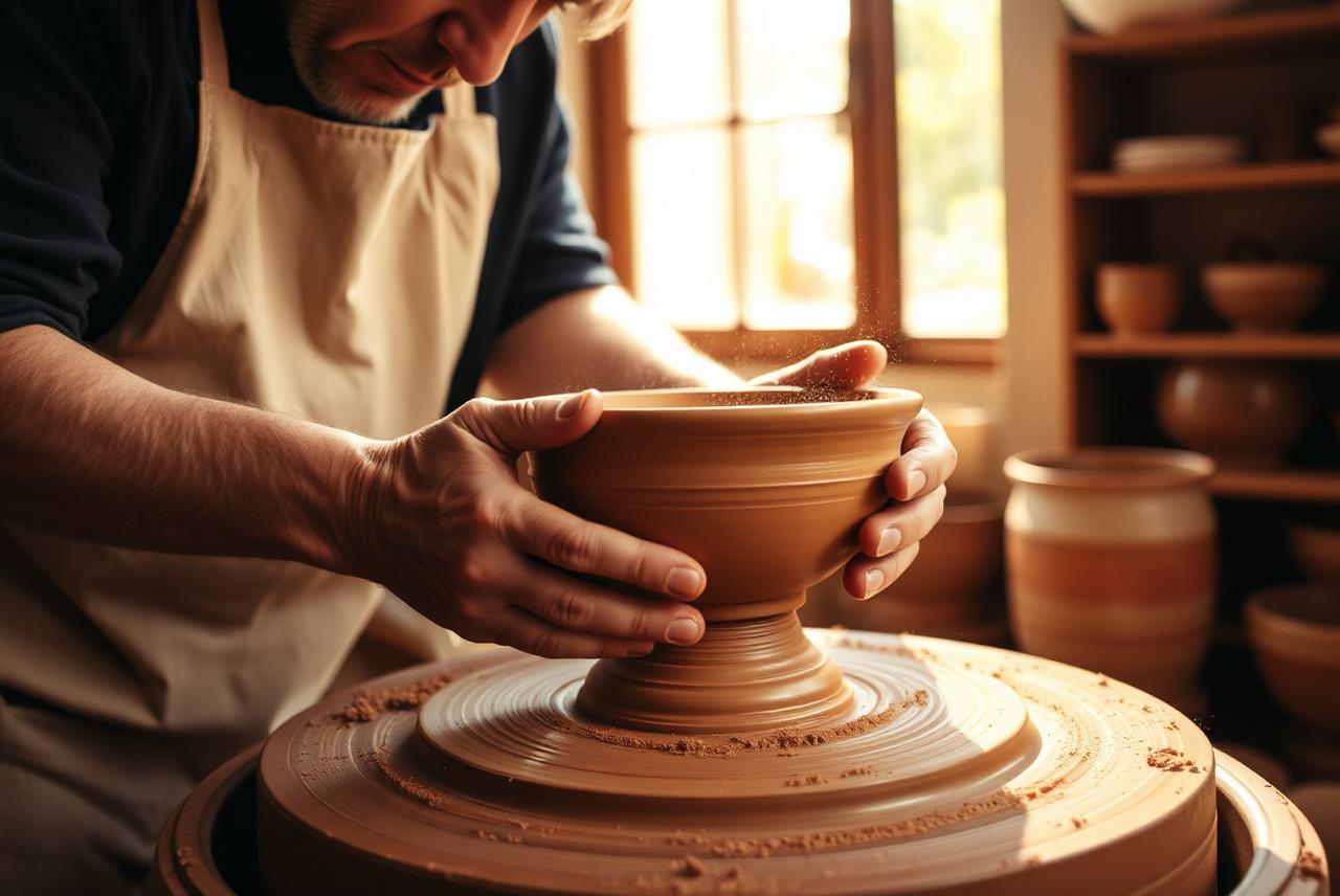 Inside a third-generation ceramica studio