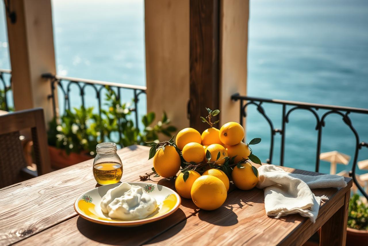 Lemons, burrata, olive oil — and time
